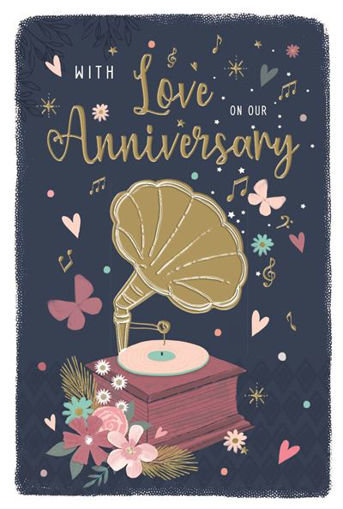 Picture of WITH LOVE ON OUR ANNIVERSARY CARD